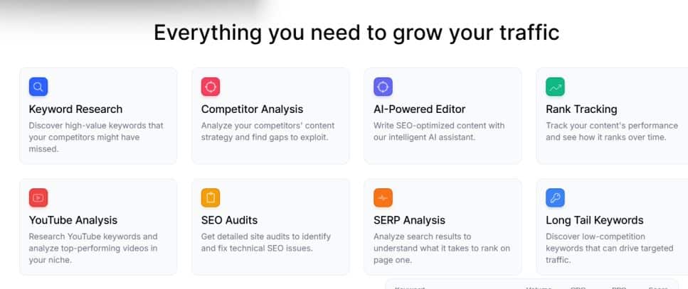 keysearch tool features